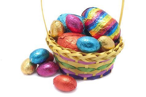 Free Stock Photo 7889 Basket Of Easter Eggs Freeimageslive