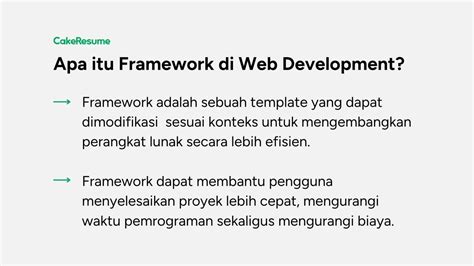 Apa Itu Framework Fungsi Dan Jenis Untuk Web Development Cakeresume