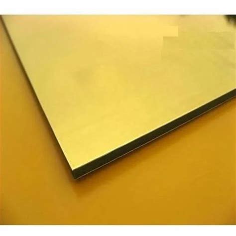 Super Bond Aludecor Gold Mirror Aluminium Composite Panel At Rs