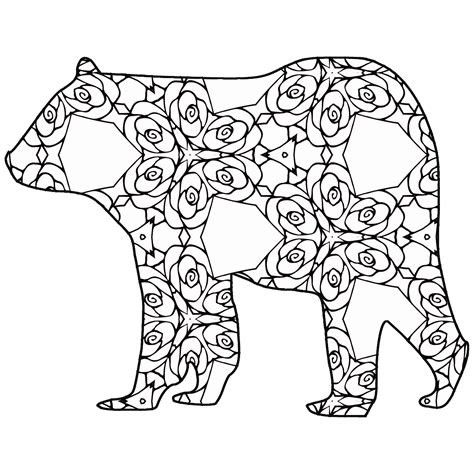 Coloring Pages Geometric Animals Worksheet Amazinging