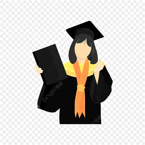Baju Wisuda Vector Png Toga Wisuda Png Images Vector And Psd Files
