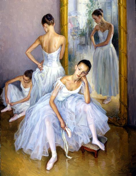 Ballet С Зленко Ballerina Painting Ballerina Art Paintings