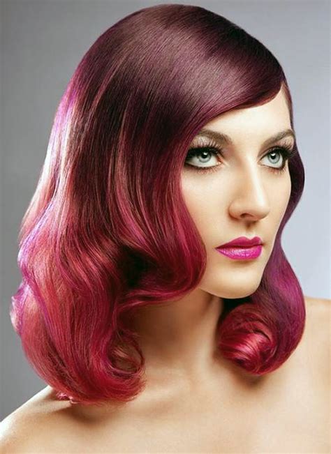 Red Violet Hair Color Pictures