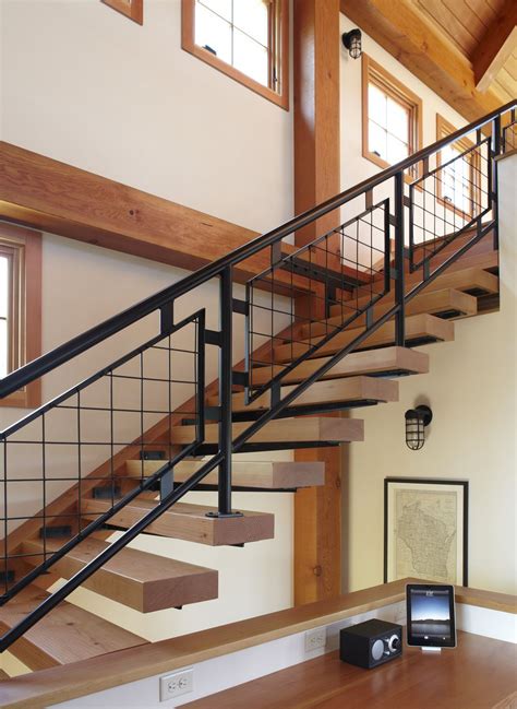Stair railings are important features that should always be considered when building homes and other structures that require stairs. Thistle Hill Farm - Northworks Architects + Planners | Stair railing design, Farmhouse staircase ...