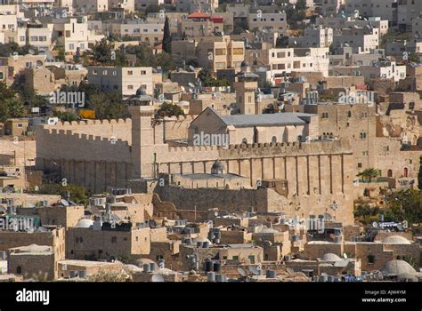 View Of Cave Or Tomb Of The Patriarchs Known To Jews As The Cave Of