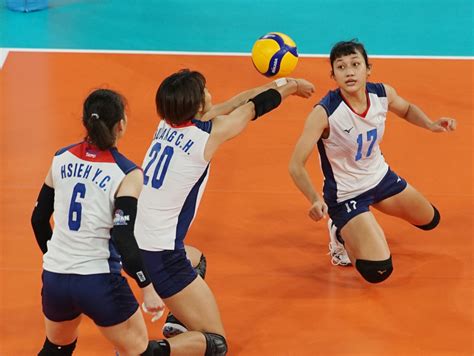 Womens Volleyball Asian Cupchinese Taipei Womens Volleyball Team Entered The Top Six And Will