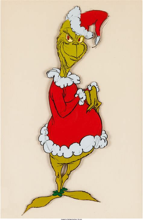 Doctor Seuss How The Grinch Stole Christmas Color Model Cel Mgm 1966