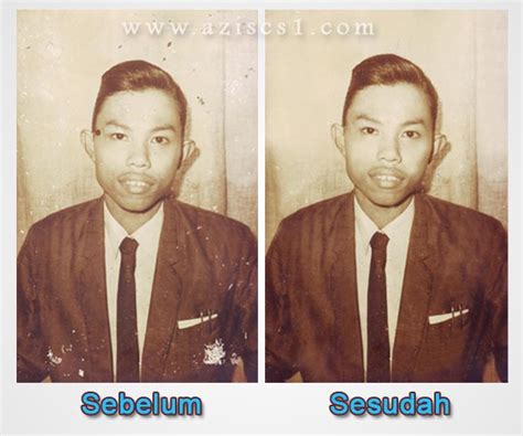 Assalamualaikum warahmatullahi wabarakatuh berikut merupakan tutorial cara memperbaiki foto lama yang rusak, bisa terjadi akibat coretan anak, maupun kerusakan gambar. Memperbaiki Foto Jadul hasil scan di Photoshop - Blog azis ...