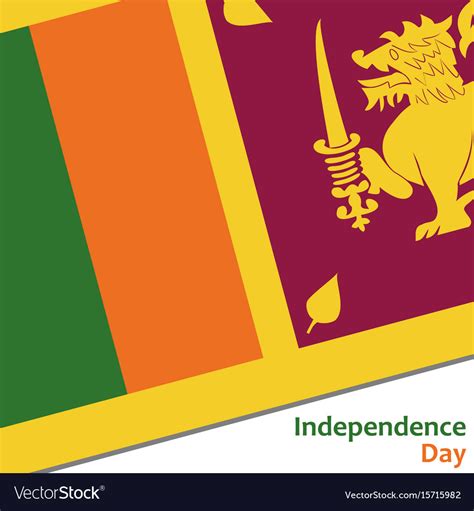 Sri Lanka Independence Day Royalty Free Vector Image