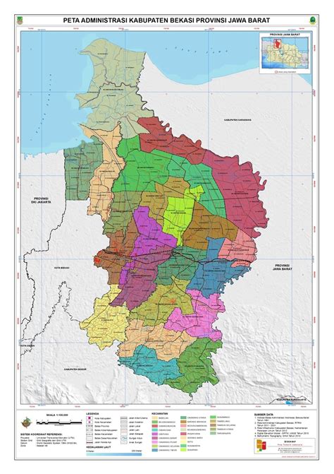 Administrasi Kabupaten Bekasi Peta Tematik Indonesia Peta World Map
