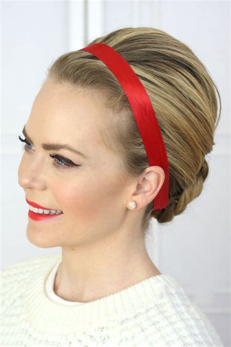 A ribbon can be made into a headband easily; Ways to Wear a Hair Ribbon - Glam Radar