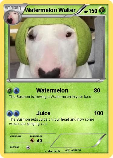 Pokémon Watermelon Walter Watermelon My Pokemon Card