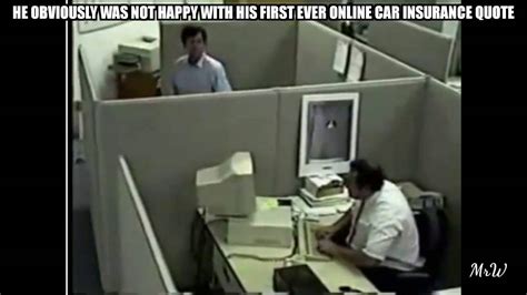 Amtex auto insurance aldine mail rt. Guy Smashes Computer In Anger Meme - Car Insurance Quote - YouTube