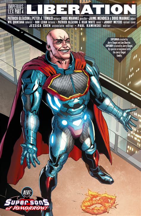 Lex Luthor Superman Vol 4 36 Comicnewbies