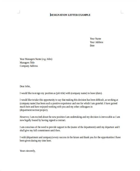 School Board Resignation Letter Samples