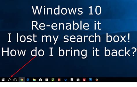 Bring Back The Search Box In Windows 10 How To Alternate Between The