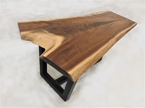 Buy Hand Crafted Live Edge Black Walnut Coffee Table Made To Order