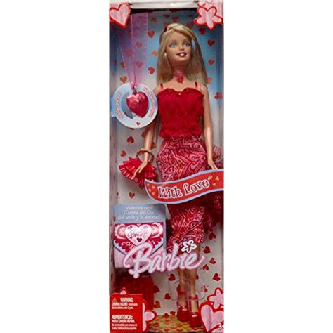 Barbie Valentines Day Doll Red Hearts With Love