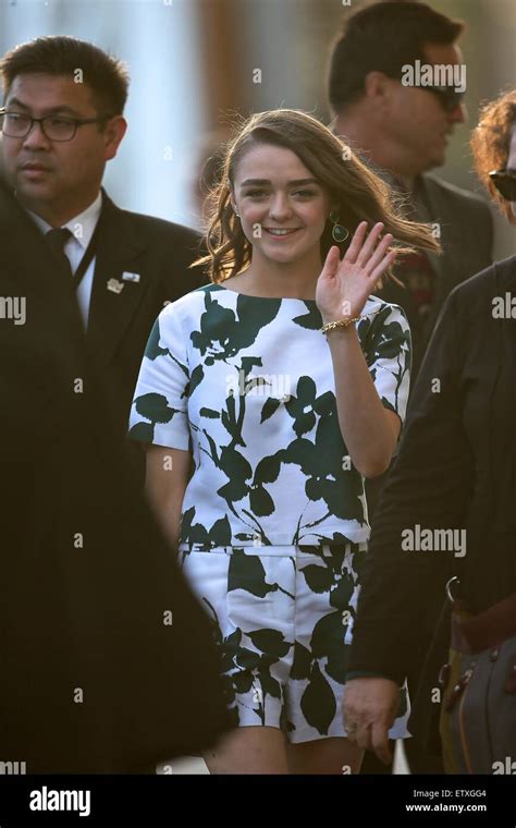 Maisie Williams Seen Leaving The Abc Studios After Jimmy Kimmel Live To