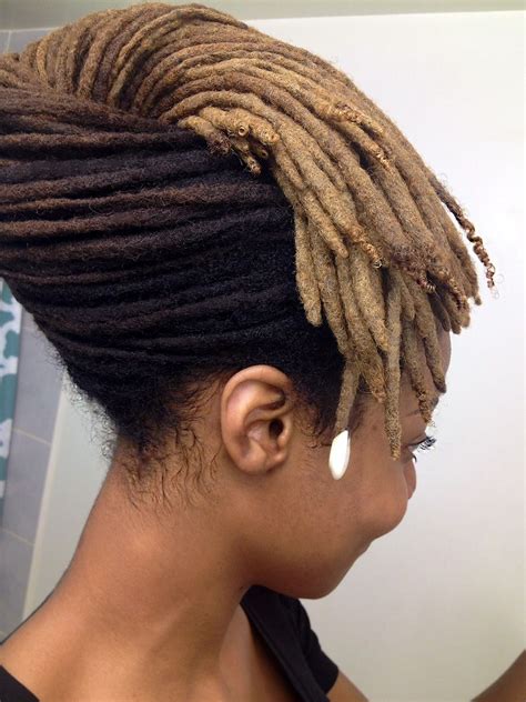 Soft dreads are delicate, feminine. bluemoonlightmadness: "lady-loc: "A little lighter. " So lovely " | Natural hair styles, Easy ...