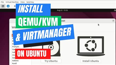 How To Install Qemu Kvm Virt Manager On Ubuntu Youtube