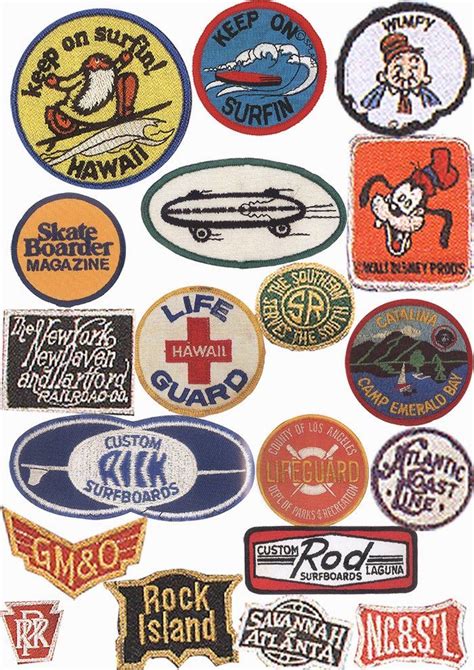 Mens Collections Sticker Patches Vintage Patches Embroidered Patches