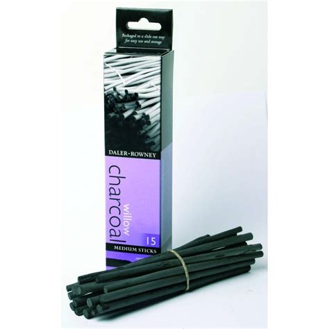 Willow Charcoal Medium 25 Sticks