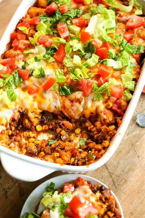 If you've never heard of tater tot casseroles, get ready to have your taste buds rocked! Taco Tater Tot Casserole