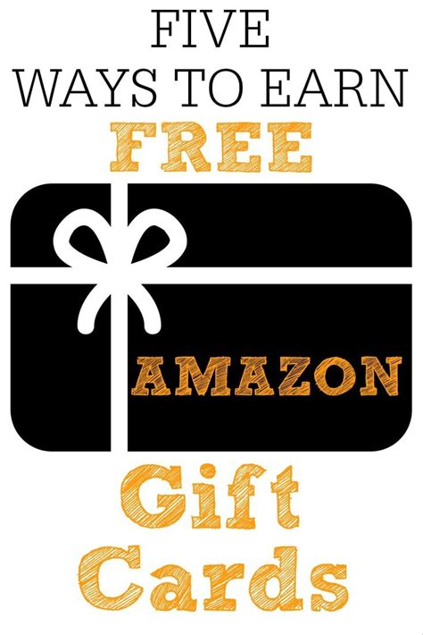 When you do, you get a free amazon gift card. 5 Ways To Earn Free Amazon Gift Cards - Frugally Blonde