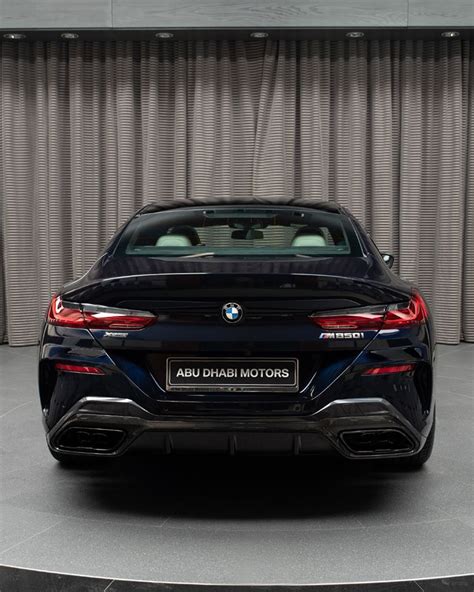 This Bmw M850i Gran Coupe In Carbon Black Metallic Looks Stunning