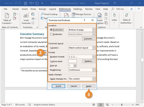 How To Add Footnotes In Word Customguide