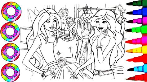 Mall Coloring Page