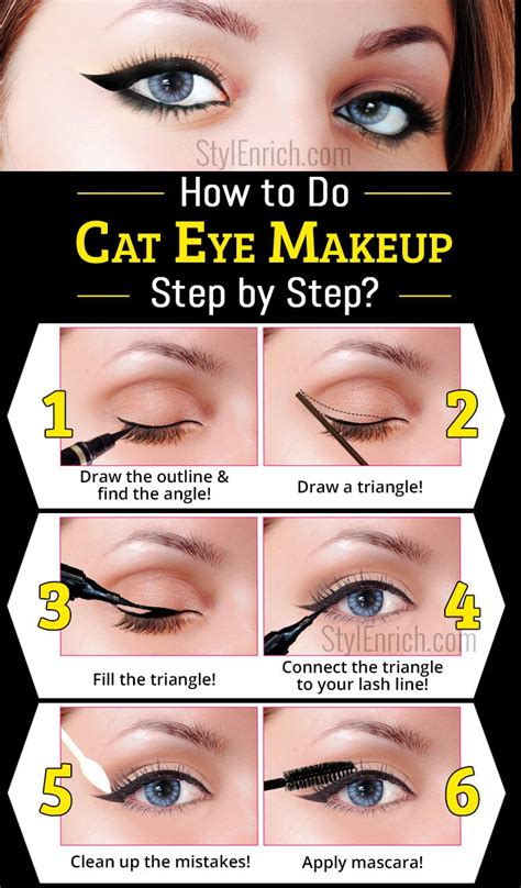 Step By Step How To Do Cat Eye Makeup Mugeek Vidalondon