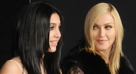 Madonnas Daughter Lourdes Embraces Armpit Hair As The Pair Pose For A
