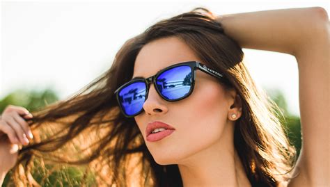 Beautiful Young Brown Haired Woman Wearing Sunglasses Wallpapers And