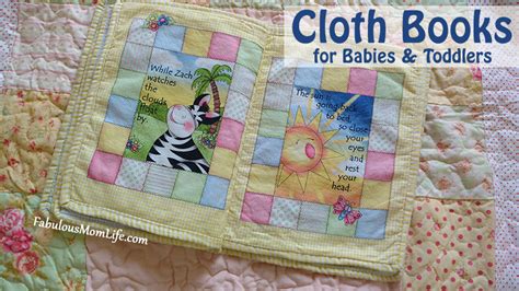 Part stuffed animal, part book, this soft book is cuddly and sure to be a favorite. Cloth Books for Babies and Toddlers - Fabulous Mom Life