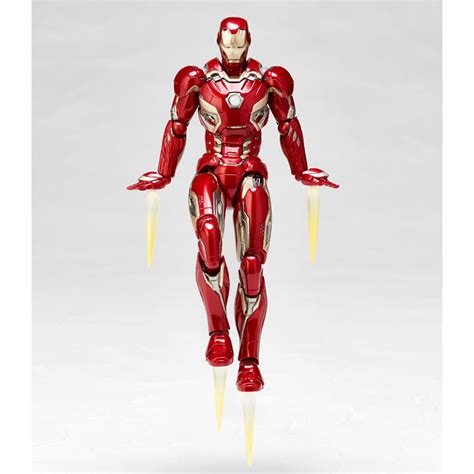 It is the first armor to feature the new female artificial. Kaiyodo: Movie Revo Iron Man Mark 45