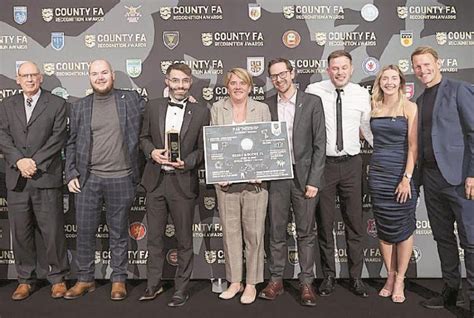 Berks And Bucks Fa Win National Award At Wembley Stadium Photo 1 Of 1