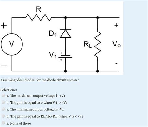 Solved Assuming The Diode Is Ideal In The Circuit Shown Chegg Com My