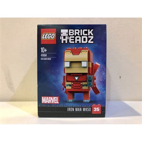 Lego 41604 Brickheadz Iron Man Mk50 Shopee Philippines