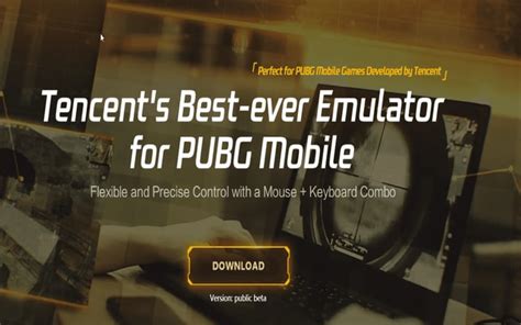 Tencent Gaming Buddy Pubg Mobile On Pc Tencent Emulator Download