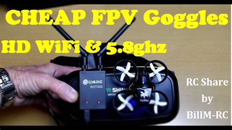 cheap fpv goggles hd wifi and 5 8ghz fpv better than fatsharks youtube