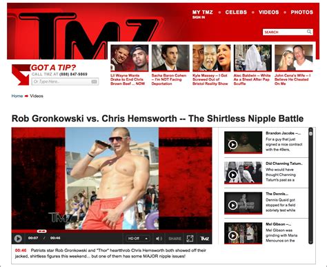 Shandrew Public Relations Tmz Face Off Between Rob Gronkowski Chris