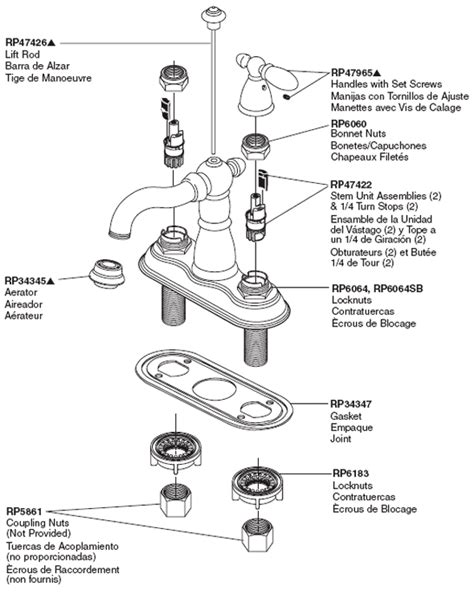 Please read about moen warranty. Bathroom Sink Faucet Parts Names - Image of Bathroom and ...
