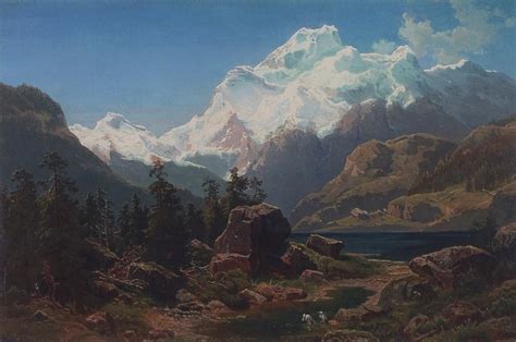 Swiss Landscape Painting Alexei Kondratyevich Savrasov Oil Paintings