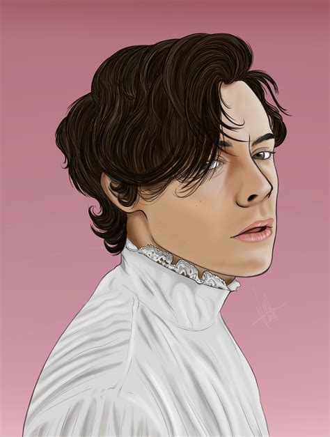 Harry Styles Portrait Digital 1450x1920 Rart