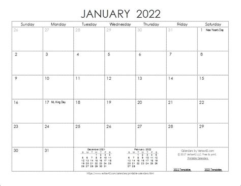 Free Monthly Calendar Template 2022 Printable 2024 Calendar Printable