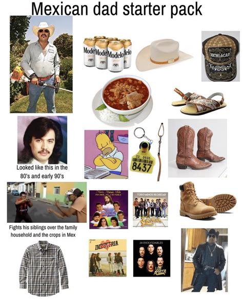 Mexican Dad Starter Pack Rstarterpacks Starter Packs Know Your Meme