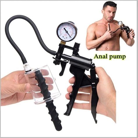 vacuum sucking anal pump butt plug vaginal ass trainer massage male masturbator ebay