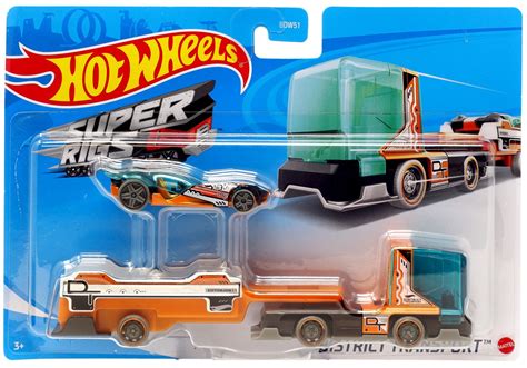 Hot Wheels Super Rigs District Transport Diecast Car Mattel Toywiz